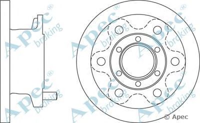 APEC BRAKING dsk2575 -  Тормозной диск